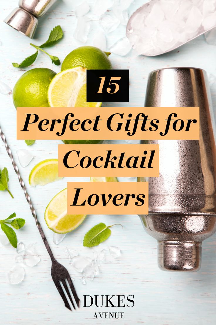 the top five perfect gifts for cocktail lover's, including lemons and limes