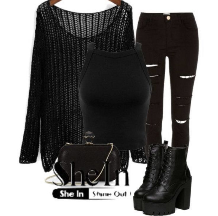 Goth Outfit, Jacket Ideas, Black Clothes, Wardrobe Tips, Outfits Chic, Ideas Outfit, Looks Black, Nice Style, All Black Outfit