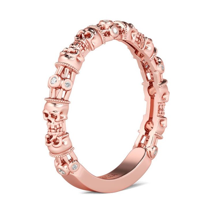 I found this beautiful item - Rose Gold Tone Round Cut Sterling Silver Skull Ring from Jeulia.com, they offer premium quality jewelry at affordable price. Like it? Shaped Wedding Band, Skull Wedding Ring, Skull Engagement Ring, Sterling Silver Skull Rings, King Ring, Skull Wedding, Silver Skull Ring, Skull Jewelry, Handcrafted Rings