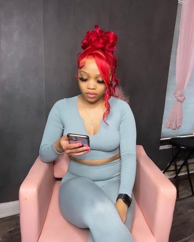 Red Frontal Updo, Red Updo Hairstyles For Black Women, Red Half Up Half Down Weave, Valentine Hairstyles For Black Women, Valentines Hairstyles Black Women, Valentine’s Day Hairstyles Black Women, Red Ponytail Hairstyles, Red Hairstyles For Black Women, Red Hair Updo