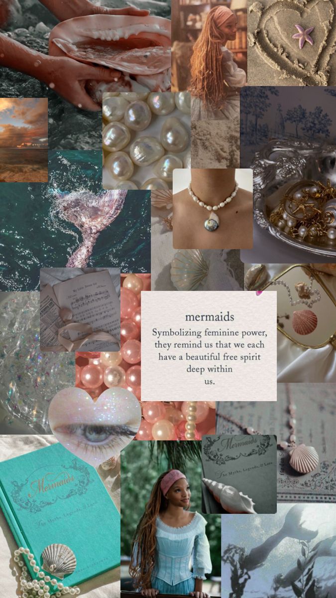 a collage of photos with pearls and jewelry