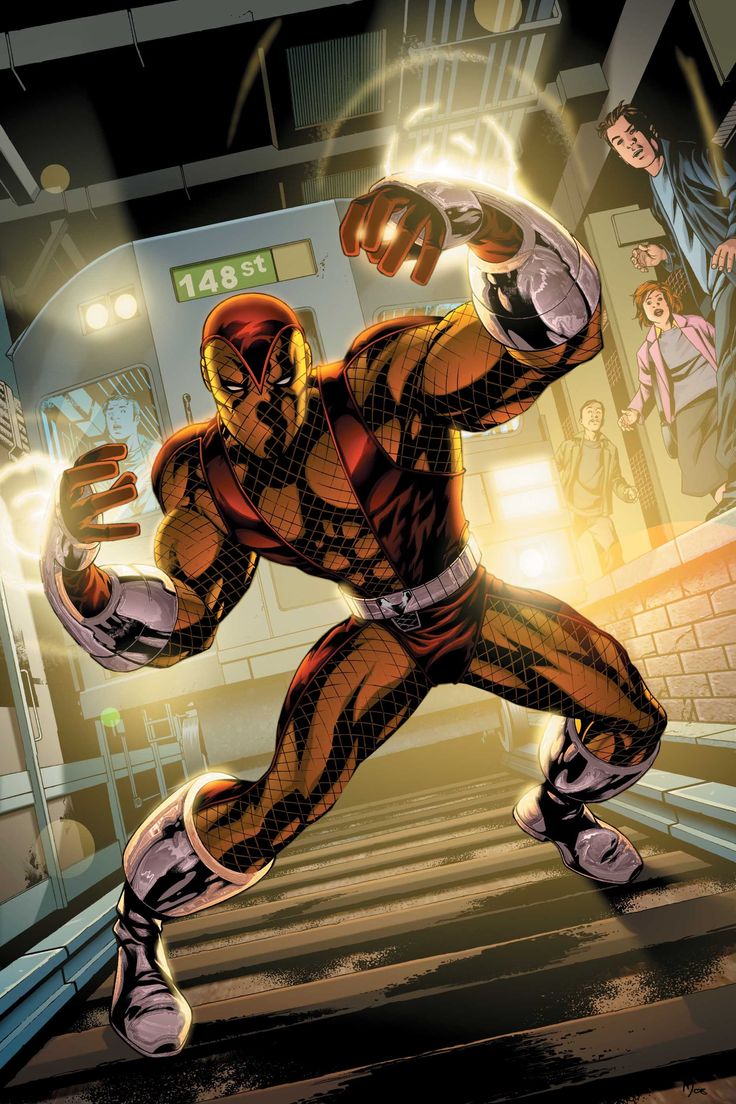 an image of a hero in the comics