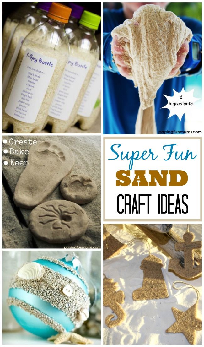 sand crafts for kids to make and sell