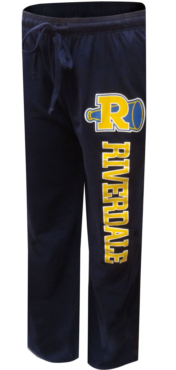 WebUndies.com Riverdale High Logo Lounge Pants Men's Loungewear, Union Suit, Mens Loungewear, Navy Blue Background, Hi Low Dresses, Mens Boxers, Pants Large, Athletic Outfits, Lounge Pants