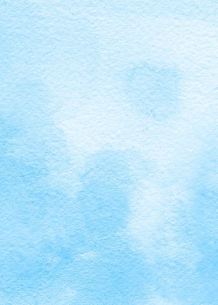 a blue watercolor background with white clouds