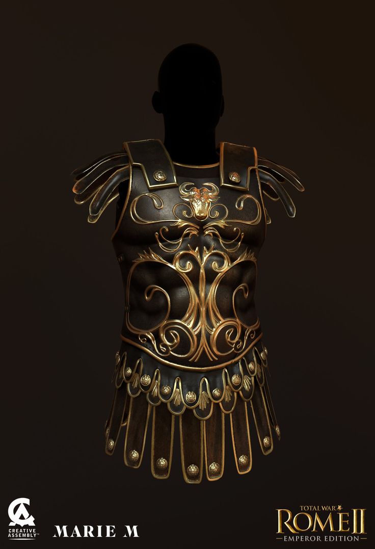 an image of a roman soldier's armor