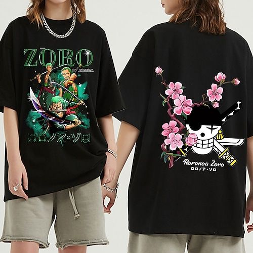 Fabric:Cotton; Gender:Women's,Men's,Unisex,Couple's; What's in the box:T-shirt; Types:T-shirt,Anime,Cartoon,Manga,Back To School; Holiday:Back To School; Style:Cosplay; Age Group:Adults'; Characters:Roronoa Zoro; Cosplay Works:One Piece; Pattern:Anime; Design:Harajuku,Graphic,Kawaii; Neckline:Crew Neck; Sleeve Type:T-shirt Sleeve; Listing Date:05/11/2022; Production mode:External procurement; Clothing Length:; Bust:; Shoulder Width:; Sleeve Length:; Cuff:null; Print Type:Hot Stamping Zoro Cosplay, T Shirt Bracelet, Kawaii T Shirt, Everyday Cosplay, Manga Cartoon, Anime Streetwear, Boxing T Shirts, Anime Cartoon, Anime Hoodie