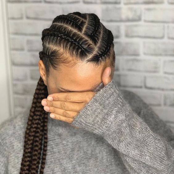 Black Hair Styles Cornrow, Types Of Cornrow Braids, Wrestling Braids, Mma Braids, Full Braided Hairstyles, Labor Hairstyles Delivery Black Women, Braided Hairstyles For Black Women Quick, Cornrow Braids Ideas, Easy Cornrow Hairstyles