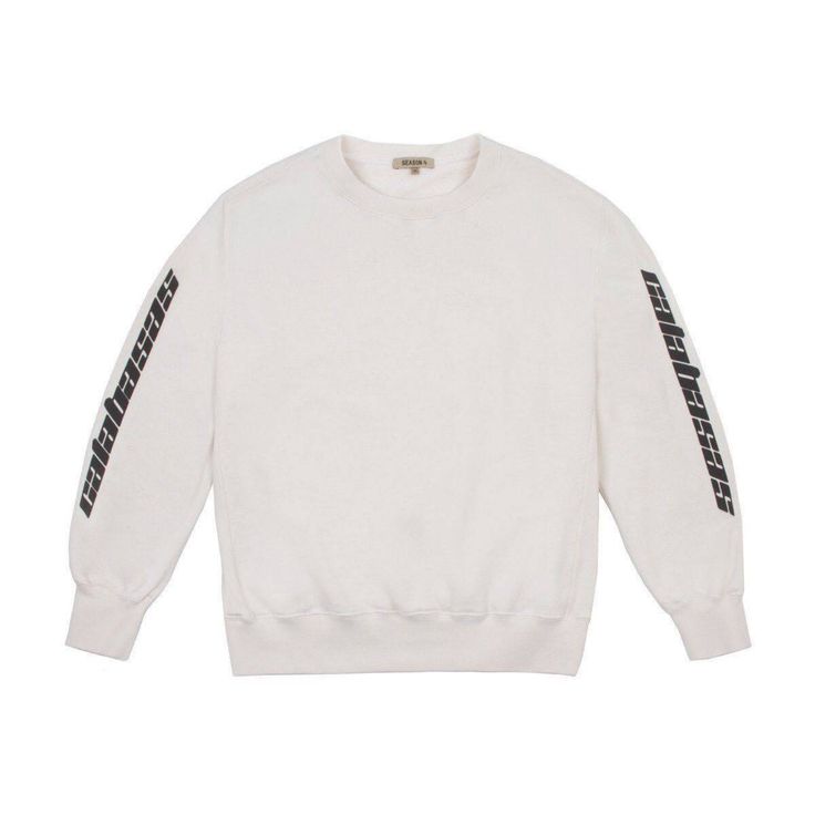 Yeezy Season 4 Calabasas Crewneck - Birch - Oversized boxy fit.- For Men's sizing, we recommend staying true to size, for Women, we recommend going one size down. Brand new, 100% authentic. All sales are final. Yeezy Sweater, Yeezy Calabasas, Yeezy Season 4, Yeezy Season 6, Navy Blue Turtleneck, Yeezy White, Norwegian Wool Sweater, Sleeveless Sweater Cardigan, Pink Cardigan Sweater