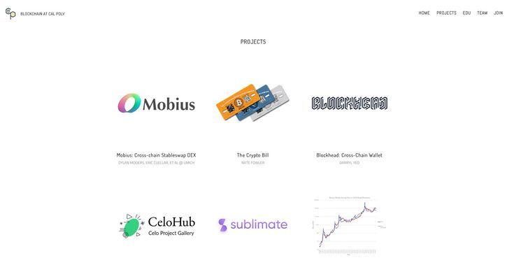 the website for mobius is displayed with several different logos