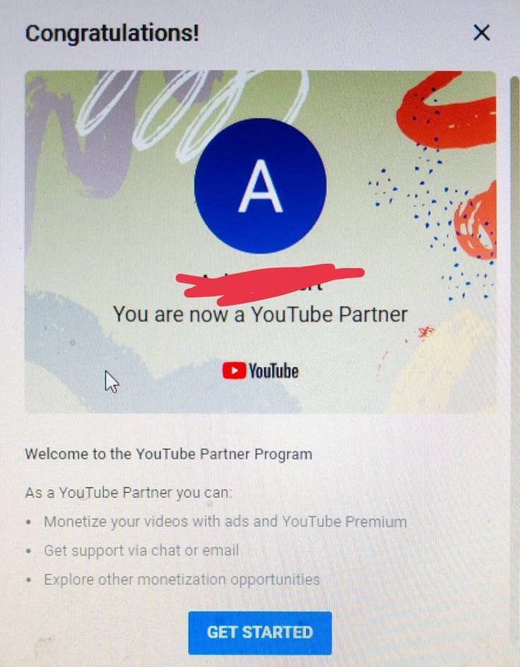 a screen shot of youtube's new video program, you are now a youtube partner