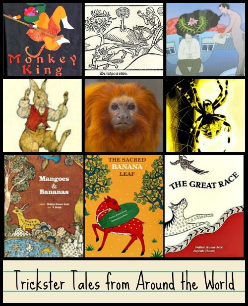 there are many different children's books on this page with the title, trickset tales from around the world