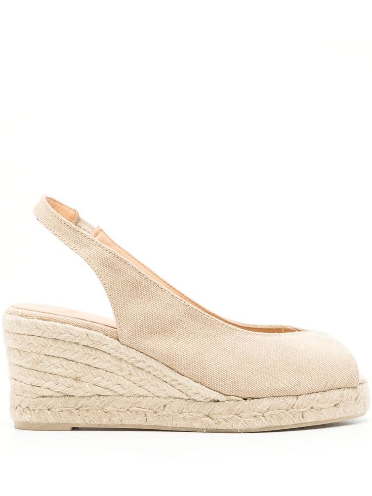 Castañer Barbara 70mm Espadrilles - Farfetch Iconic Bags, Sand Beige, Summer Beach Wear, Flat Boots, Espadrille Shoes, Ballet Flat Shoes, Pump Sandals, Ski Wear, Espadrilles Wedges