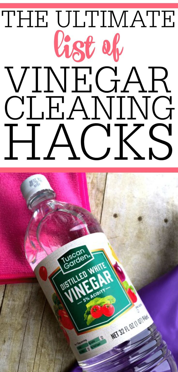 the ultimate list of vinegar cleaning hacks