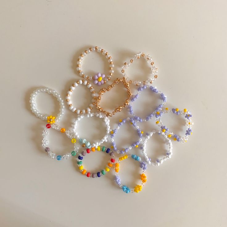 @zircon.bleu on instagram Cincin Diy, Clay Rings, Indie Jewelry, Beaded Necklace Diy, Dope Jewelry, Bead Work Jewelry, Diy Rings, Handmade Wire Jewelry, Handmade Jewelry Diy