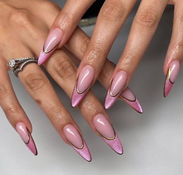 Cozy Colors, Fall Nail Ideas, Long Almond, Spring Nail Designs, Fancy Nails Designs, Edgy Nails, Girly Acrylic Nails, Brighter Days, Acrylic Nails Coffin Pink