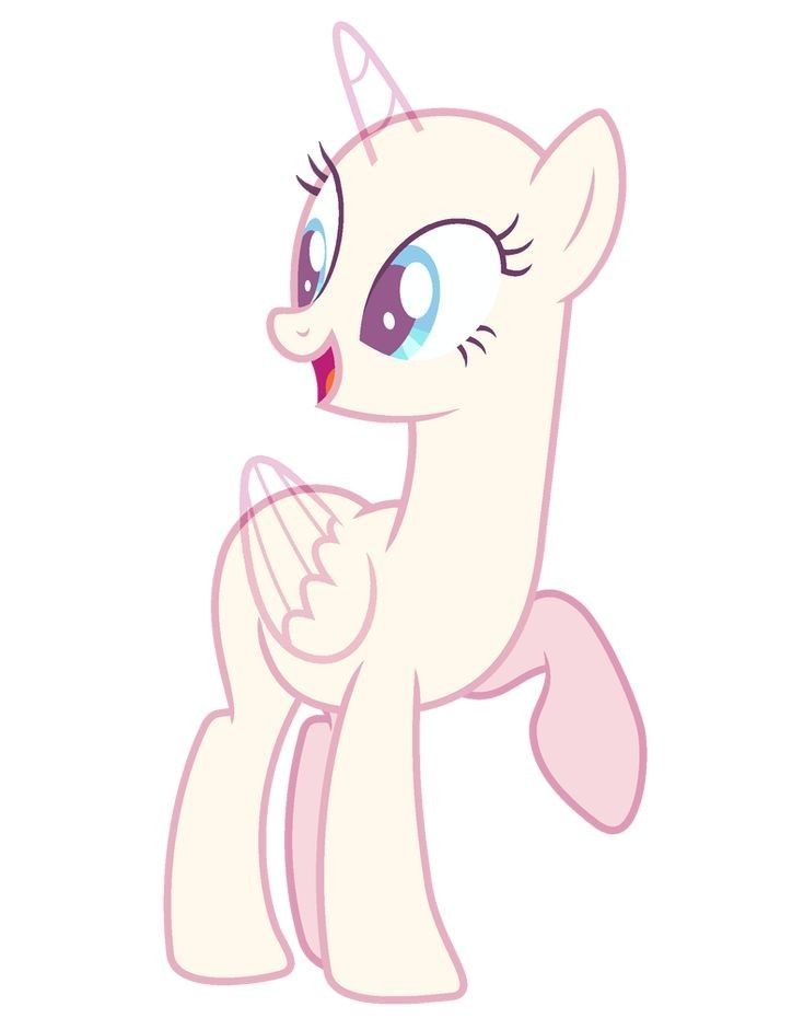 a pink pony with blue eyes and big eyelashes