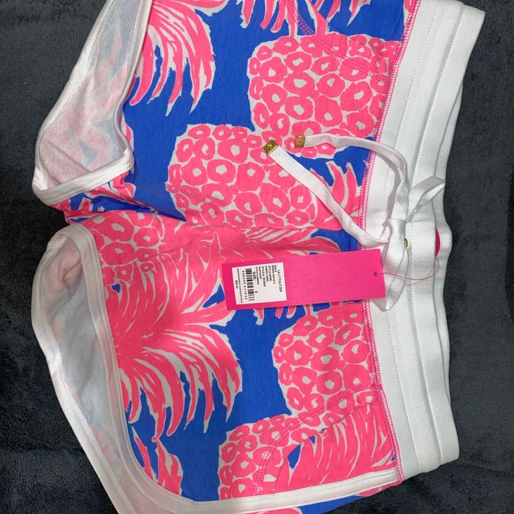 Nwt Lilly Pulitzer Size Small Shorts. Pink Stretch Shorts For Poolside, Fitted Purple Shorts For Loungewear, Summer Purple Lounge Shorts, Summer Purple Loungewear Shorts, Summer Loungewear Purple Shorts, Purple Loungewear Shorts For Summer, Trendy Cotton Shorts For Poolside, Purple Summer Shorts For Vacation, Purple Beachwear Shorts For Beach Season