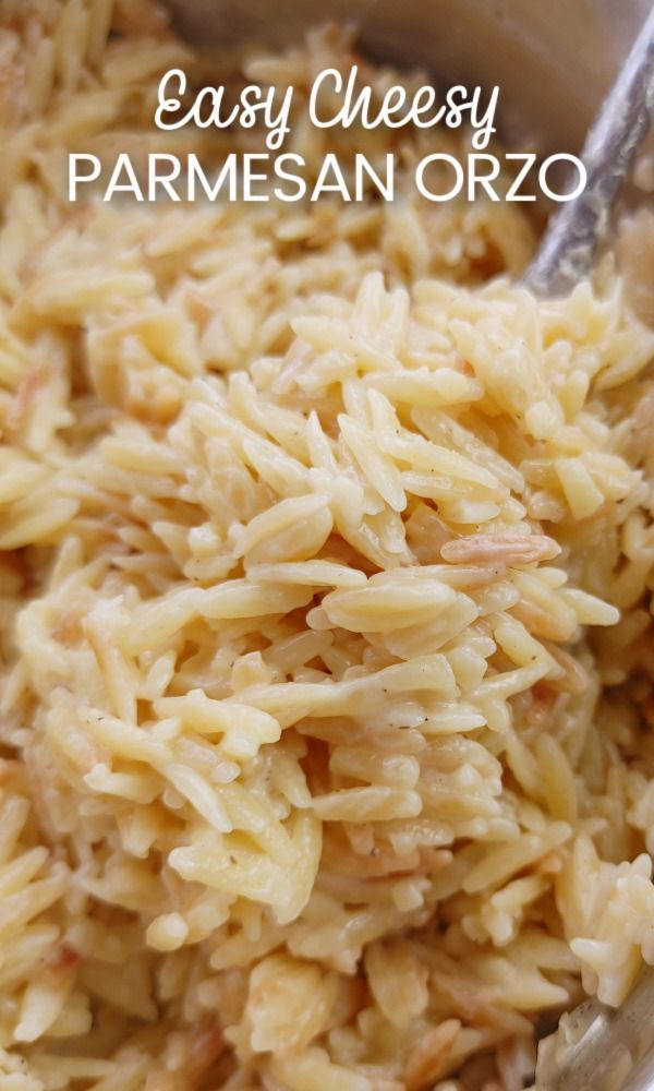 A simple no-fail side dish recipe with orzo pasta cooked in a parmesan cream sauce that comes together in minutes and cooks perfectly every time. Easy Orzo Recipes, Easy Side Dishes For Dinner, Recipe With Orzo, Orzo Recipes Side, Orzo Dinner Recipes, Side Dishes For Dinner, Cheesy Orzo, Orzo Pasta Recipes, Dishes For Dinner