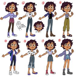 Emmy Cicierega, House Redesign, Character Model, Anime Fashion, Owl Family, House Clothes, Model Sheet, Character Home, The Owl House