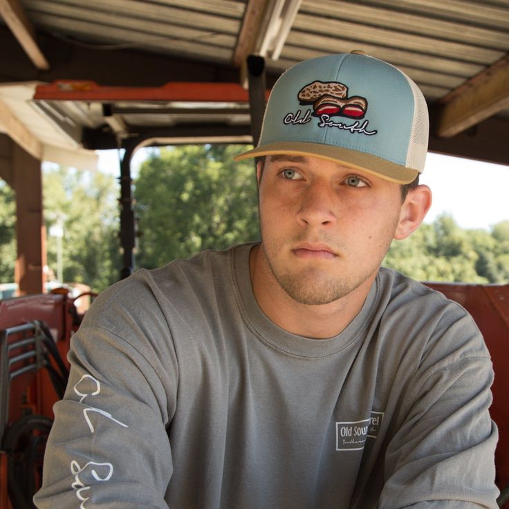 Keeping the hot southern sun out of your eyes and away from your face is important during the heat of June, July and August--both for guys and gals. Our classic, wide-brimmed trucker hat subtly announces your southern roots while shading your head and face. Crown: Structured Pro Crown | Pro-Stitched Finish | Adjustable Snap-Back Visor: Pre-Curved | Curved or Flat - Shape It How You WantSweatband: 3-Part Comfort Cotton FitClosure: Plastic Adjustable Snap-Back Sizes: Adult | One Size Fits Most College Guys, Blue Amber, Country Men, Cute N Country, Flat Shapes, Life Success, Snap Backs, Male Face