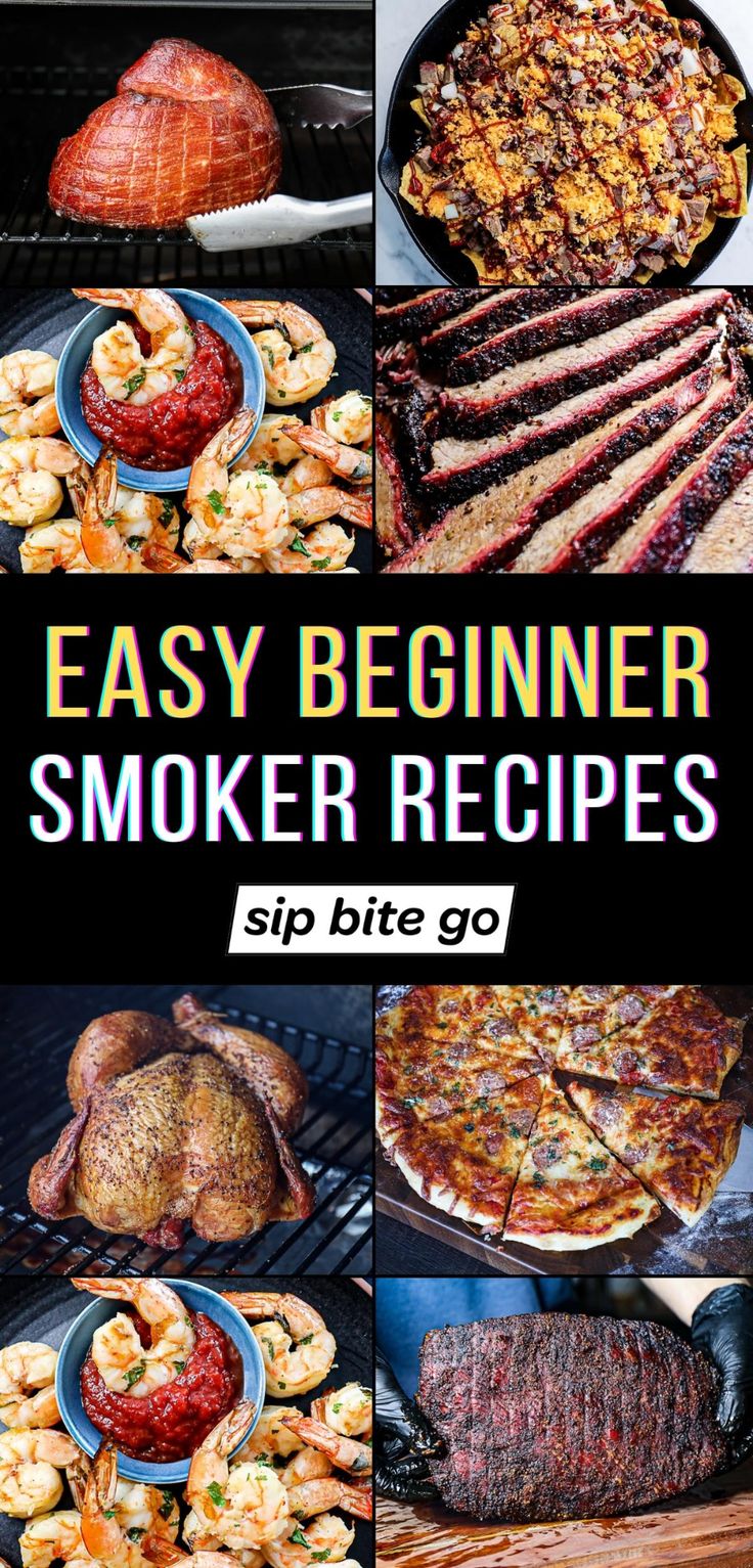 Easy Smoker Recipes For Traeger Pellet Grill Smoker Meals, Pizza Seafood, Vegetables Pizza, Smoker Grill Recipes, Smoked Pork Recipes, Easy Smoker Recipes, Bbq Smoker Recipes, Smoker Recipes Electric, Pellet Smoker Recipes