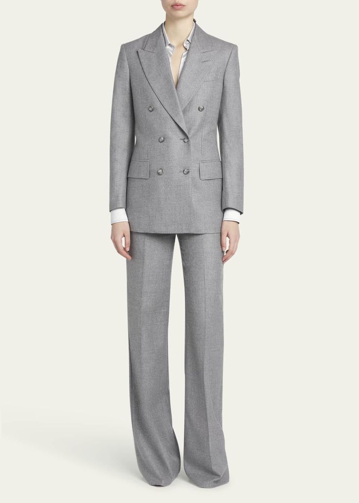 Cashmere Trousers, Cashmere Blazer, Fit Back, Elements Of Style, Bergdorf Goodman, Sale Design, Tom Ford, Double Breasted, What To Wear