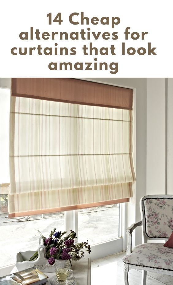 Cover Windows Without Curtains, Alternatives To Curtains, Windows Without Curtains, Sunroom Window Treatments, Wide Window Curtains, Cheap Window Treatments, Curtains For Windows, Curtain Alternatives, Simple Window Treatments