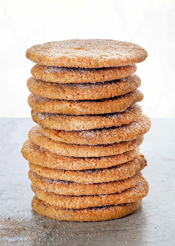 a stack of cookies sitting on top of a table