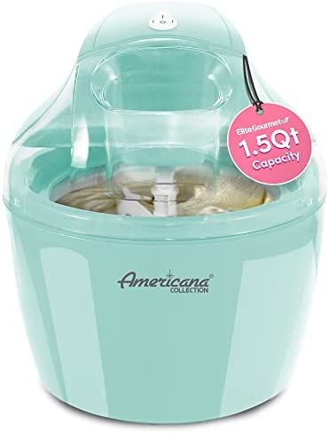 an american cuisine ice cream maker is shown with a price tag on the top of it