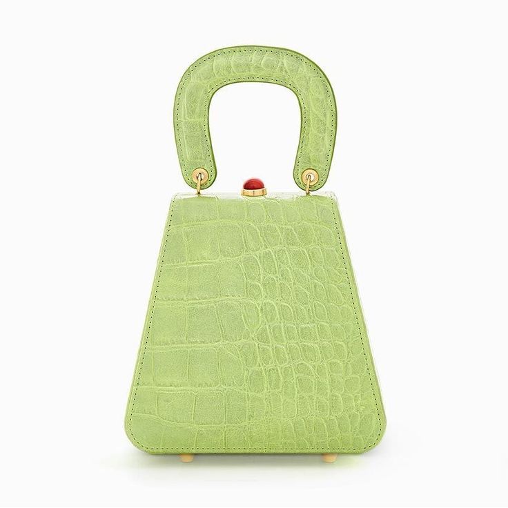 Staud Kenny Crocodile-Embossed Genuine Leather Top Handle Bag In Pistachio Green Brand New With Tags. Msrp $325. Details: Clamshell Shape Gold Hardware Genuine Leather Approximate Measurements: Width: 6 1/2" Depth: 4" Height: 7" Handle Drop: 4 1/2" New Posher? Sign Up With Invite Code 0ld_fashioned For $10 Off Your First Poshmark Purchase I Only Sell 100% Authentic Items. Receipts Of Purchase Are Available Upon Request For Verification Purposes. My Photos Are Taken Inside With A Flash Unless Ind Chic Green Bag With Round Handle, Chic Green Shoulder Bag With Round Handle, Staud Formal Bags With Top Carry Handle, Staud Formal Bag With Top Carry Handle, Elegant Rectangular Staud Bags, Elegant Staud Bag With Top Carry Handle, Elegant Staud Shoulder Bag With Round Handle, Luxury Staud Bag With Double Handle, Elegant Staud Top Handle Bag