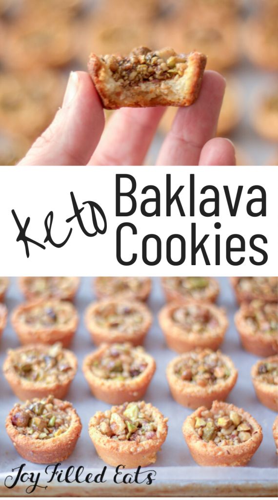 a hand holding up a small cracker over a tray of mini baked goods with the words xoxo bakava cookies above it