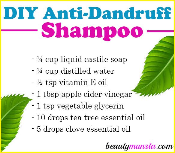 DIY Anti-Dandruff Shampoo with Tea Tree Oil - beautymunsta Hair Rinse Diy, Natural Beauty Hacks, Tea Tree Oil Face, Oils For Dandruff, Rosemary Shampoo, Herbal Shampoo, Dandruff Remedy, Shampoo Recipe, Homemade Shampoo