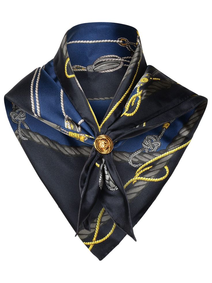 100% silk Versace Tie, Versace Blue, Blue Silk Scarf, Versace Eyeglasses, Luxury Winter, Versace Fashion, Purple Cat, Versace Sunglasses, Luxury Silk