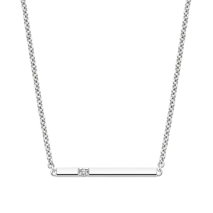 Diamond Bar Pendant | Brilliant Earth Modern Diamond Necklace With Adjustable Chain, Classic Bar Necklace With Diamond Accents, Classic Diamond Bar Necklace For Formal Occasions, Modern Diamond Necklace For Anniversary, Modern Diamond Necklace With Cable Chain, Modern Diamond Necklace With Diamond Accents For Formal Occasions, Modern Diamond Necklace With Accents For Formal Events, Modern Diamond Necklace With Adjustable Chain For Formal Events, Formal White Gold Bar Necklace With Diamonds