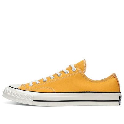 Converse Chuck 70 Low 'Yellow' 162063C (SNKR/Retro/Unisex/Low Top) Yellow Converse Low Tops, Classic Yellow Sneakers With Rubber Sole, Classic Yellow Sneakers With Round Toe, Classic Yellow Sneakers With Gum Sole, Mustard Converse Sneakers For Streetwear, Retro Yellow Sneakers With Vulcanized Sole, Retro Mustard Low-top Sneakers, Vintage Yellow Sneakers For Streetwear, Yellow Converse Sneakers With Rubber Sole