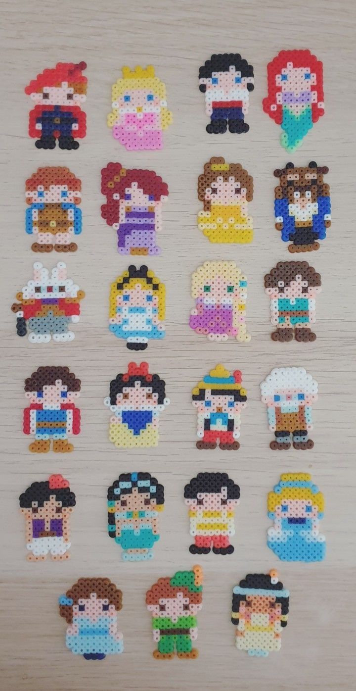 cross stitch bead patterns for princesses