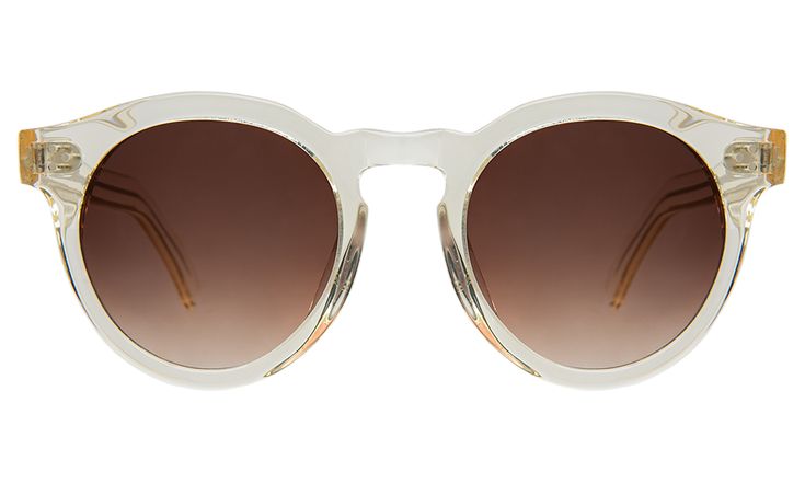 Leonard II E Sunglasses | illesteva Classic White Round Frame Sunglasses, Optical Shop, Barrel Hinges, Large Face, Sunglass Chain, Ski Goggles, Colour Tint, Designer Items, Travel Items