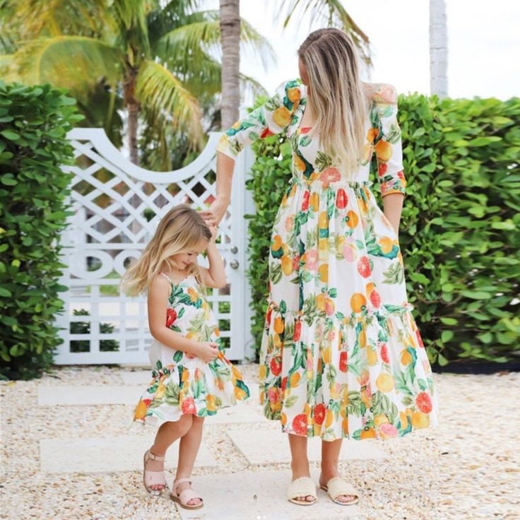 Try this beautiful Half Sleeve Mother and Daughter Matching Dress💃 💃 Perfect for all occasions – holidays, beach parties or just mother and daughter hanging out! Breezy and easy to move around in, this matching outfit is perfect for any seasons. A fashionable floral design ensures both mother and daughter look best for any occasion. The simple and stylish design will have you both looking and feeling best. A Perfect Mommy and me matching dress Gift! Daughter Dress, Leisure Dress, Printed Beach Dresses, Mom And Daughter Matching, Mother Daughter Dress, Mommy And Me Dresses, Ceremony Dresses, Mom And Daughter, Mommy And Me Outfits