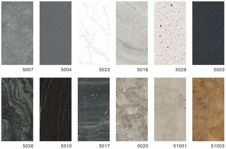 the different types of marbles and flooring in various colors, sizes and finishes