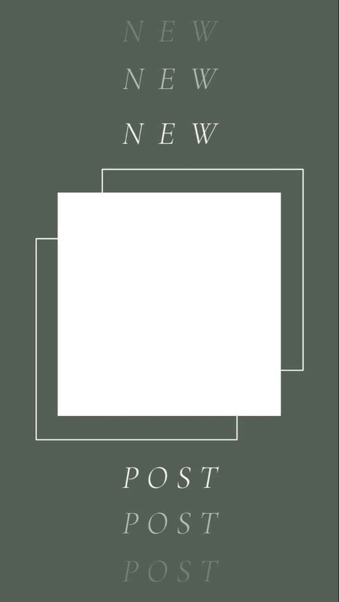 a white square with the words new news on it and an empty box in front