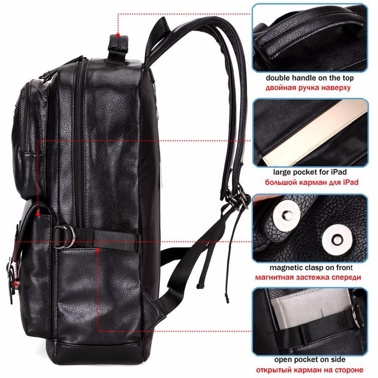 Multifunctional Breathable Leather Backpack for men - wanahavit - wanahavit Travel Leather Backpack With Anti-theft Features, Leather Rectangular Backpack With Anti-theft Pocket, Casual Leather Anti-theft Backpack, Casual Black Leather Laptop Bag, Anti-theft Leather Bag Rectangular, Casual Leather Backpack Portable, Anti-theft Leather Business Bags, Rectangular Leather Anti-theft Bag, Business Leather Anti-theft Bags