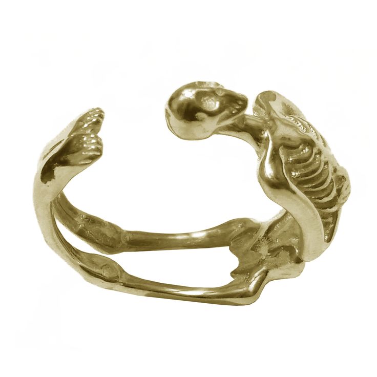 PLEASANTLY DECEASED GIFT Symbolic Skull Open Ring As Gift, Symbolic Skull Ring Gift, Symbolic Skull Ring With Open Design, Symbolic Skull Ring Gift Open Ring, Symbolic Rings As Halloween Gifts, Symbolic Rings For Halloween Gift, Unique Hand Cast Rings For Halloween, Gothic Skull Open Ring Gift, Unique Skull Ring For Halloween Gift