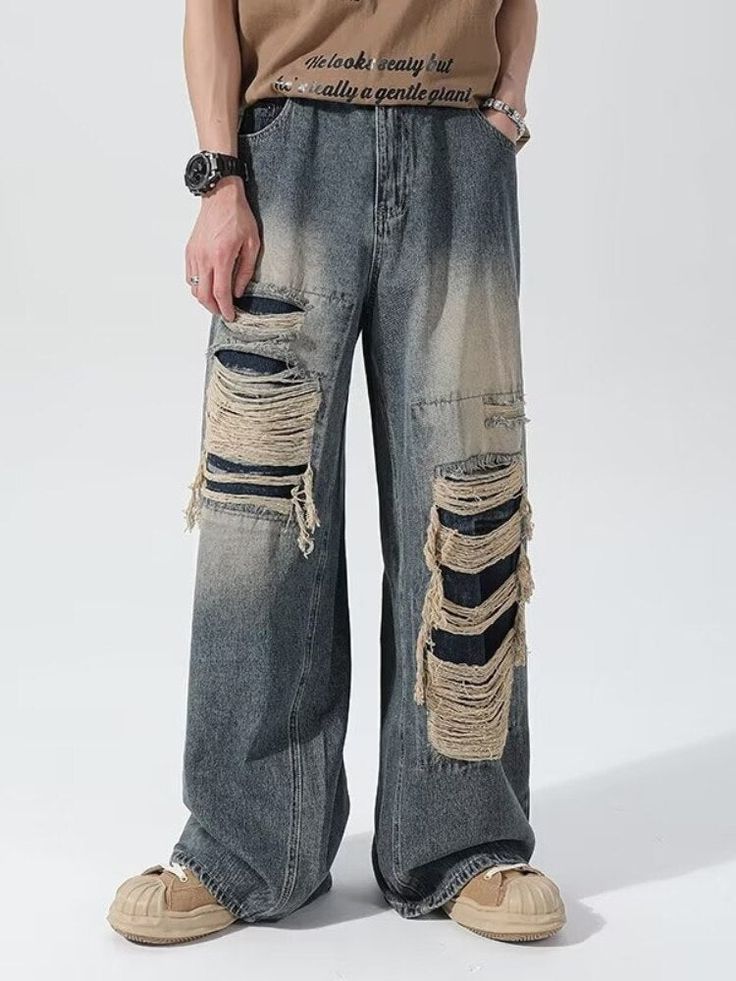 Constructed of exquisite denim, these pants feature a button fly and mid-rise waist, making them perfect for a flattering fit. DETAILSMaterial: DenimClosure Type: Button FlyWaist Type: MID 