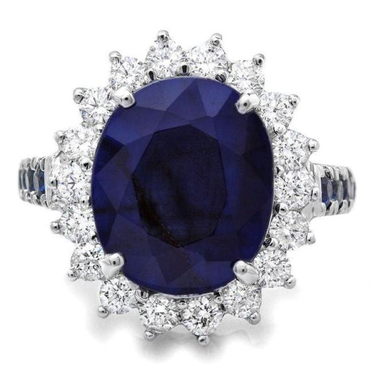 Royal Blue Sapphire Ring For Formal Occasions, Luxury Sapphire Gemstones With Brilliant Cut, Gia Certified Sapphire Jewelry For Formal Occasions, Luxury Sapphire Halo Ring With Prong Setting, Dazzling Sapphire Ring For Formal Occasions, Luxury Formal Sapphire Gemstones, Gia Certified Blue Diamond Gemstones, Luxury Sapphire Gemstones For Formal Occasions, Luxury Royal Blue Formal Rings