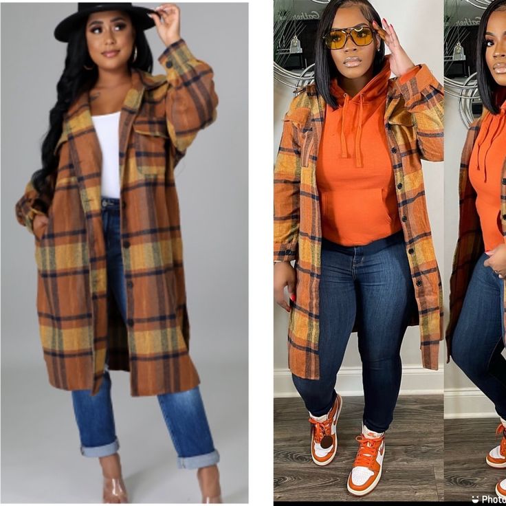 A Season Must Have Oversize Jacket Model 5’9 Sz Medium 12/14 14/16 Plaid Jacket Outfit, Winter Fashion Looks, Oversize Jacket, Winter Trip, Plus Size Fall Fashion, Plaid Shacket, Plus Size Fall, Fall Clothes, Oversized Jacket