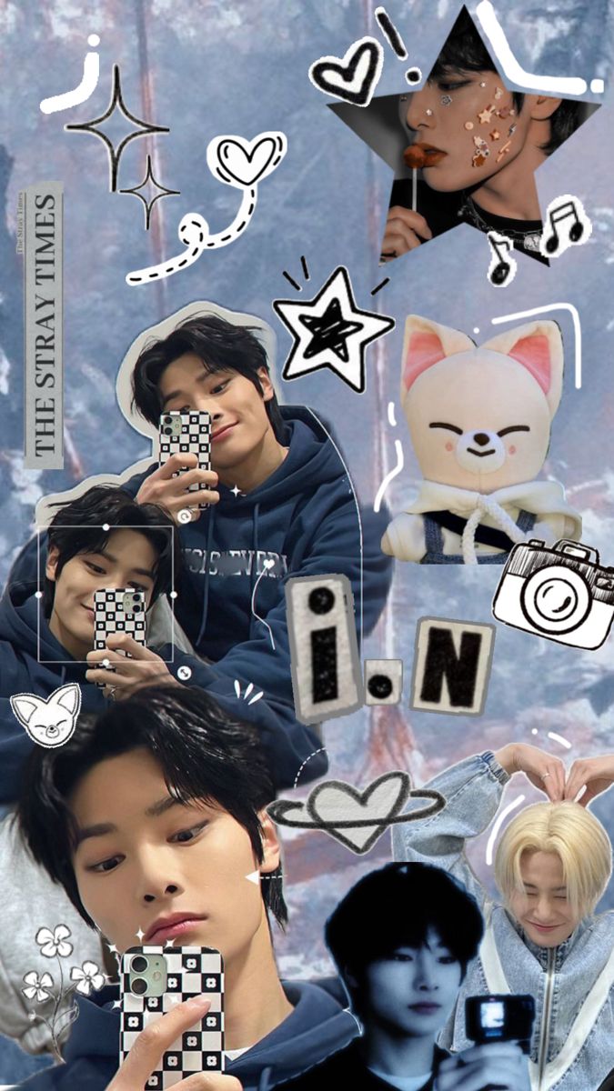 I’m still learning how to collage but I think this is my best one so far! #Skz #StrayKids #HomelessChildren #AdoptedAdults #I.n #Foxi.ny I.n Wallpaper Stray Kids, In Stray Kids Aesthetic, In Boyfriend Material, N Wallpaper, Kids Collage, Cute Home Screen Wallpaper, Kpop Iphone Wallpaper, Kids Zoo, Straykids In