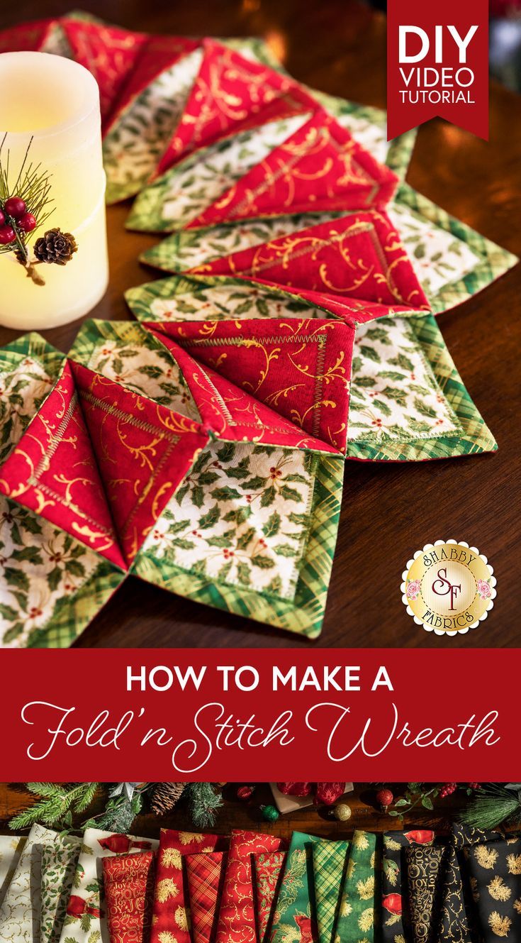 how to make a felt's stick wreath with christmas decorations on it and the text overlay reads, how to make a felt's stick wreath