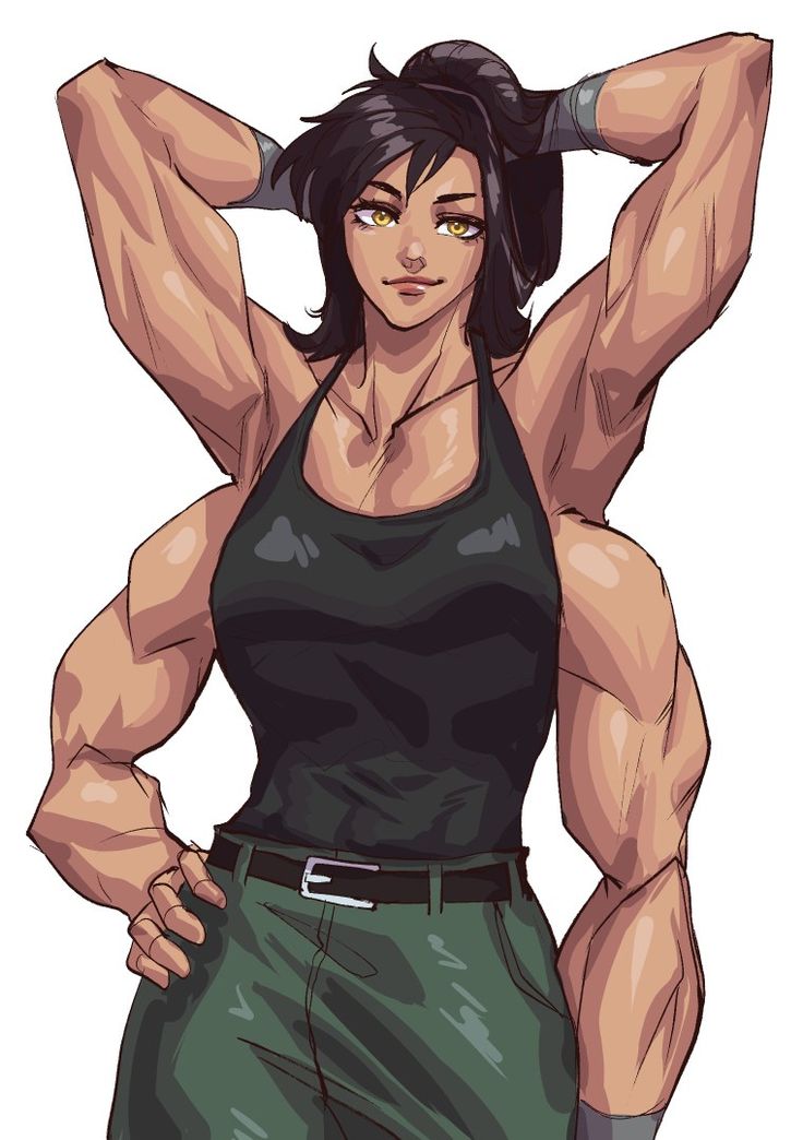 Four muscle arms woman Four Arm Character Design, Arm Drawing, Tomboy Art, Buff Women, Modern Fantasy, Character Poses, Muscle Girls, Woman Drawing, Girls Characters