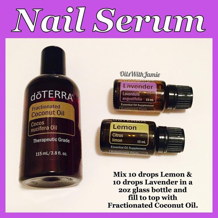 Nail Serum Essential Oil Recipe — Oils With Jamie Rosemary Diy, Lavender Oil Benefits, Roller Blends, Nail Serum, Lavender And Lemon, Diy Essential Oil Recipes, Coconut Oil Skin Care, Doterra Essential Oils Recipes, Salon Gifts